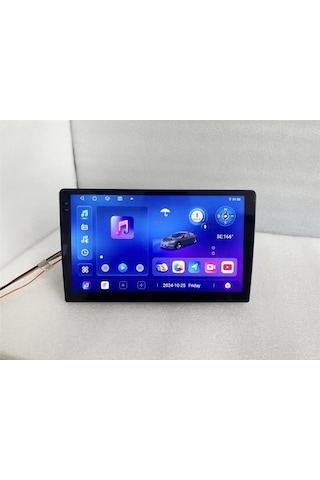 Yasal Standartlara Uygun 4gb Ram 64gb Hafıza Germistone Mtn-47 9 İnç Multimedya Çift Fan Carplay Android Auto Kamera 9"