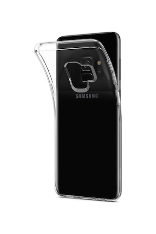 Spigen Galaxy Uyumlu S9 Kılıf Liquid Crystal 4 Tarafı Koruma Crystal Clear