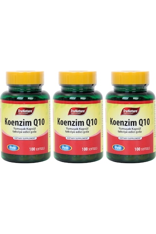 Trunature Coenzyme Q10 Royal Jelly Omega 3 3X100 Softgel Koenzim