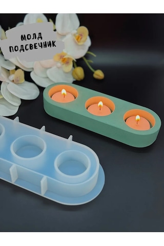 Galinacandles Alçı İçin Silikon Kalıp Klyapka Mumluk 309289783