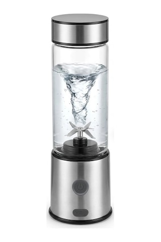 Mey İthalat Taşınabilir Cam Blender 450 Ml 350 Ml Çift Hazneli Smoothie Blender Çok Renkli