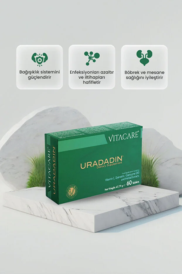 Uradadın 60 Tablet Çörekotu, Turna Yemişi, Q10 Ve C Vitamin İçeren Takviye Edici Gıda