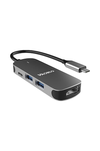 Vaorlo Tip-c - Hdmı Adaptörü Usb-c Bağlantı İstasyonu 4 In 1 Usb3.0 Pd Hızlı Şarj Bağlantı Noktası İle Dizüstü Huawei Akıllı Telefonlar İçin