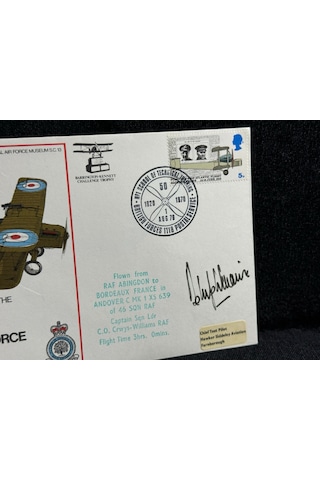 1970 İngiltere Kraliyet Hava Kuvvetleri Royal Air Force Raf 50. Ann. No.1 School Of Technical Training Fdc İlk Gün Zarfı Islak İmzalı