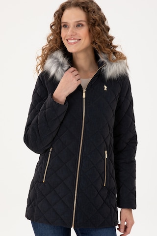 U.S. Polo Assn. Kadın Lacivert Deri Mont 50297230-200
