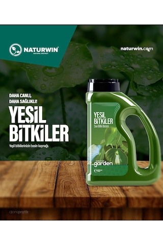 Naturwin Garden Yeşil Bitkiler Bitki Besini Vitamin 600 ML