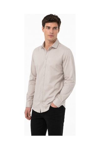 Dynamo Erkek Spor Silim Fit Likralı Pamuklu Yazlık Gömlek Bgl-st05381 Taş