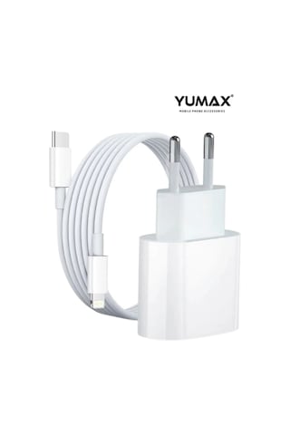 25w Apple Uyumlu iPhone Uyumlu Hızlı Şarj Adaptörü Ve Type-c Lightning Kablo Seti - Hızlı Ve Güvenli Şar