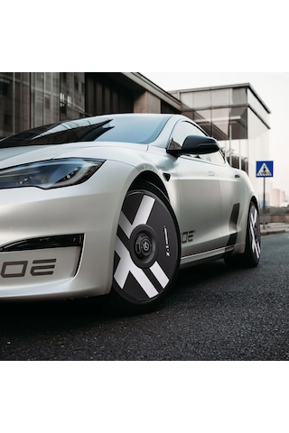 Haloblk Halodısc 2 X-factor - Tesla Model Y - 19 İnç Aerodinamik Siyah Jant Kapağı - 4 Adet