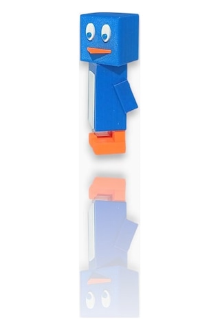 Super Bear Adventure, Baaren-şika, Penguen, Tilki, Tavşan, Timsah, Arı Loy3d 9 Cm Mavi