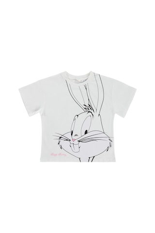 Bugs Bunny 6-9 Yaş Tişört - Kırık Beyaz