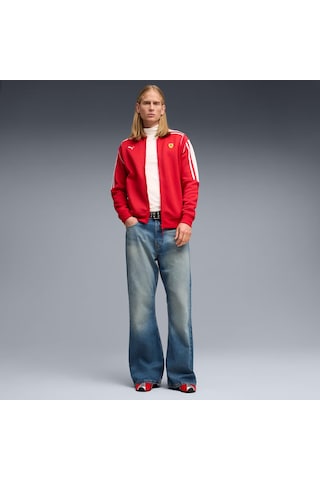 Puma Scuderia Ferrari Mt7 Erkek Sweatshirt C-pum635833p02p02 Kırmızı