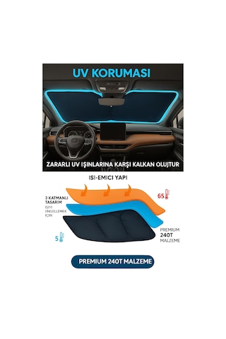 Araba Ön Cam Güneşlik 143-70 Cm Araba Camı Güneşliği Otomobil Güneşlikleri Araç Gölgelik Oto Ön Cam Güneşliği 21920433