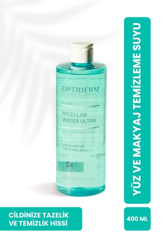 Optiderm Micellar Yüz Ve Makyaj Temizleme Suyu 400 Ml