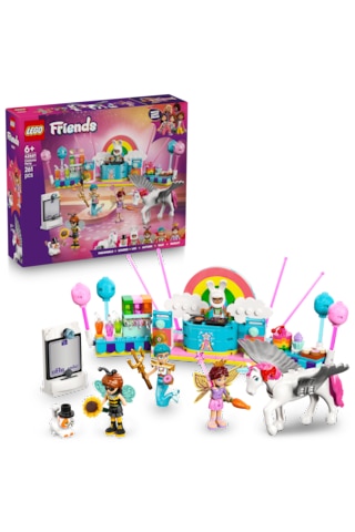 LEGO® Friends Tek Boynuzlu At ve Peri ile Kostüm Partisi 42661 - 6 Yaş ve Üzeri Çocuklar için Yaratıcı Oyuncak Yapım Seti (261 Parça)