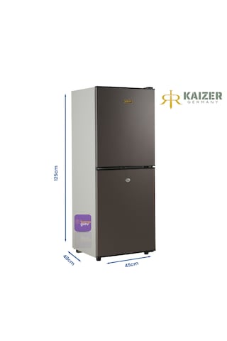 Kaizer Germany 140 Buzdolabı Alttan Buzluk - Antrasit 12 Volt / 24 Volt