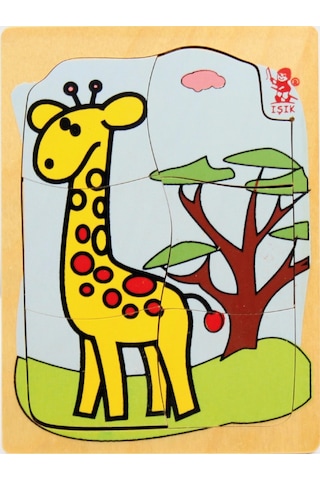 Zürafa Ahşap Puzzle