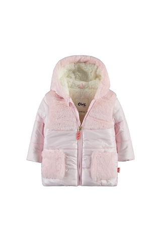 Civil Baby Kız Bebek Kapüşonlu Mont 6-18 Ay Pudra 21a691010k01-2 Pudra