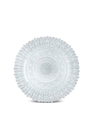 Karaca Bryan Dekoratif Ayaklı Şekerlik Silver