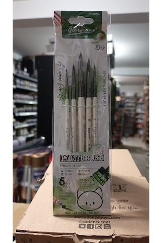 Giorgione Çok Amaçlı Fırça Seti Yuvarlak Uçlu 5li Set