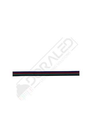 Rgb Kablo 4 Lü Şerit Led Kablosu 4x0.22 Kalaylı %100 Bakır 100m