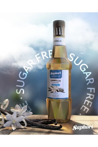 Saphori Şekersiz Vanilya Aromalı Kokteyl Şurubu Şekersiz Vanilya Şurubu 700 Ml