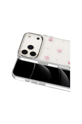 Gld-spt- Newface Apple Uyumlu iPhone 17 Pro Max Fiyonk Desenli Kapak - Desen 3