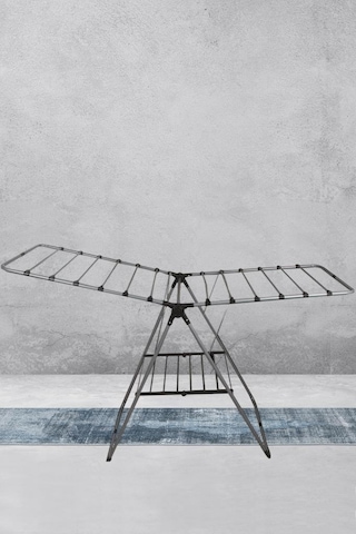 Digithome Katlanabilir Çamaşır Kurutma Askısı Çamaşırlık - Gri