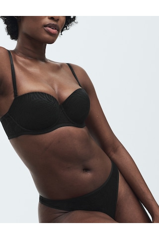 Marks & Spencer Body Lace Balenli Straplez Dantelli Sütyen T33002659 Siyah