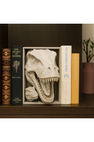 T-rex Kitaplık Dekoru