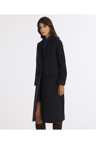 Yargıcı Regular Ceket Yaka Uzun Kol Palto 25kkpl5015x 059 Gri