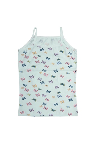 Kota 3405x12 Kız Çocuk 12'li Likralı İp Askılı Karışık Desen Atlet-renkli Asorti