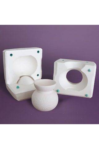 Flora Mumluk Alçı Kalıbı Flora Mumluk Sanatsal Seri