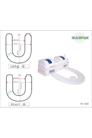 Rulopak Manuel Klozet Kapak Dispanseri Turlu R - 1300
