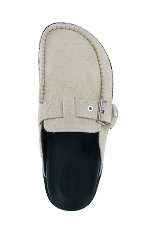 Tommy Hilfiger Comfort Suede Kadın Bej Terlik En0en03038-aes Krem