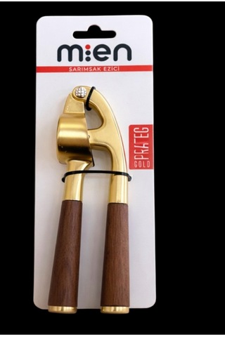 Prateg Akasya Saplı Gold Sarımsak Ezici Kahverengi