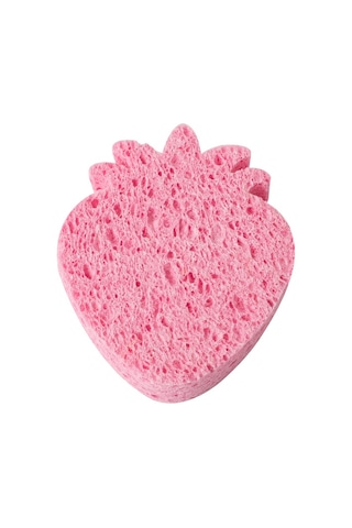 Wee Baby Doğal Selülozik Banyo Süngeri 915 Pembe Çilek