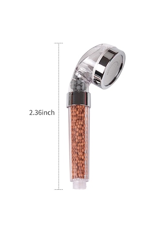 Jms Yüksek Basınçlı Duş Başlığı Su Tasarrufu Klor Florür Seçenek Small Gümüş