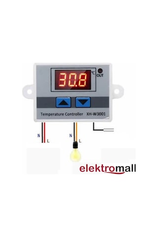 Xh-w3001 220v Dijital Termostat Akvaryum Kuluçka Makinesi
