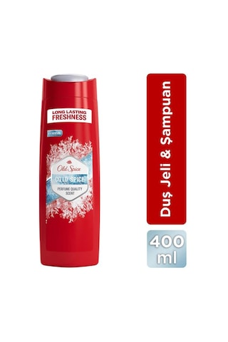 Old Spice Cold Spice Erkek İçin 3 Ü 1 Arada Duş Jeli Ve Şampuan 400 Ml Frenk Üzümü - Nane