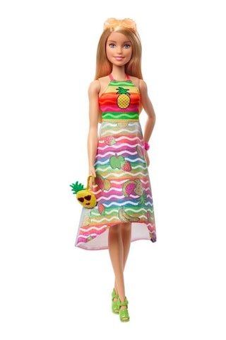 Barbie Crayola Mevyeli Tasarım Bebeği Gbk18