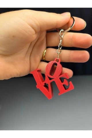 Love Anahtarlık Kırmızı