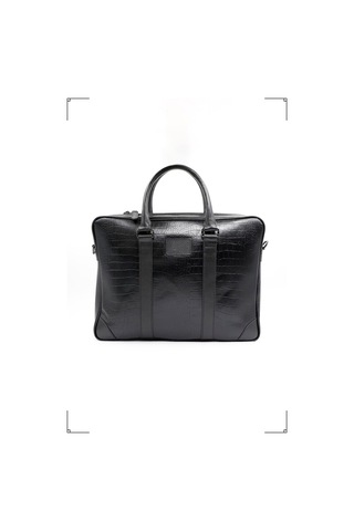 Hakiki Deri Evrak Ve Laptop Çantası-132500 Siyah