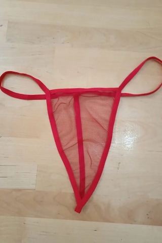 Anastasia String Tanga Tül Külot - Kırmızı Ans112 Kırmızı