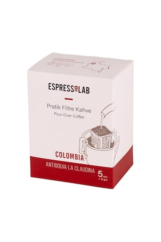 Pratik Filtre Kahve - Colombia Antioquia La Claudina - 5 Adet S