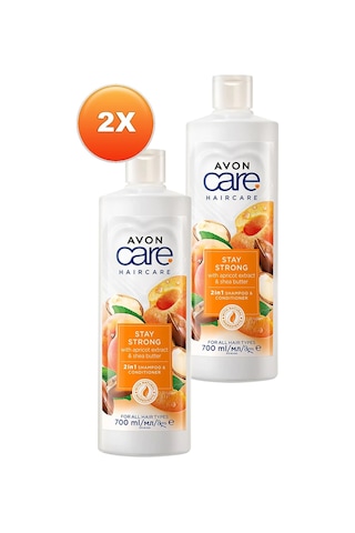 Avon Care Kayısı Ve Shea Özü Şampuan Ve Saç Kremi 700 Ml. İkili Set