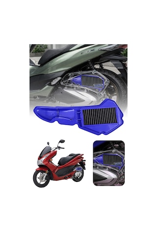 Honda Pcx Uyumlu Mavi Temizlenebilir Performans Hava Filtresi 2021-2026