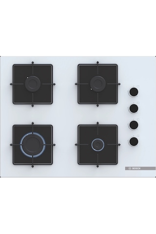 Bosch HBJ559EW6T - POP7C2P31O - DWK64PJ20T 3D Fry Tepsili Beyaz 628 3'lü Ankastre Set