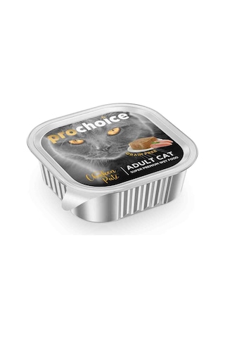 Prochoice Tavuklu Pate Ezme Yetişkin Kedi Maması 100 G Prochoice Tavuklu Pate Ezme Yetişkin Kedi Maması 100 G