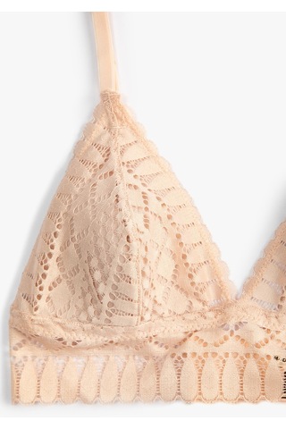 Koton Bralet Sütyen Dantelli Balensiz Dolgusuz Kaplı Pembe 3slk10211mk 3SLK10211MK258 Pembe